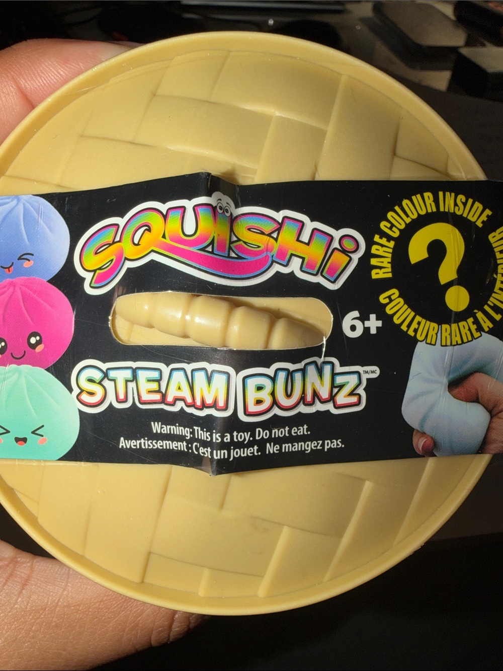 Squish Steam Bunz Squishy Toy - Light Cream